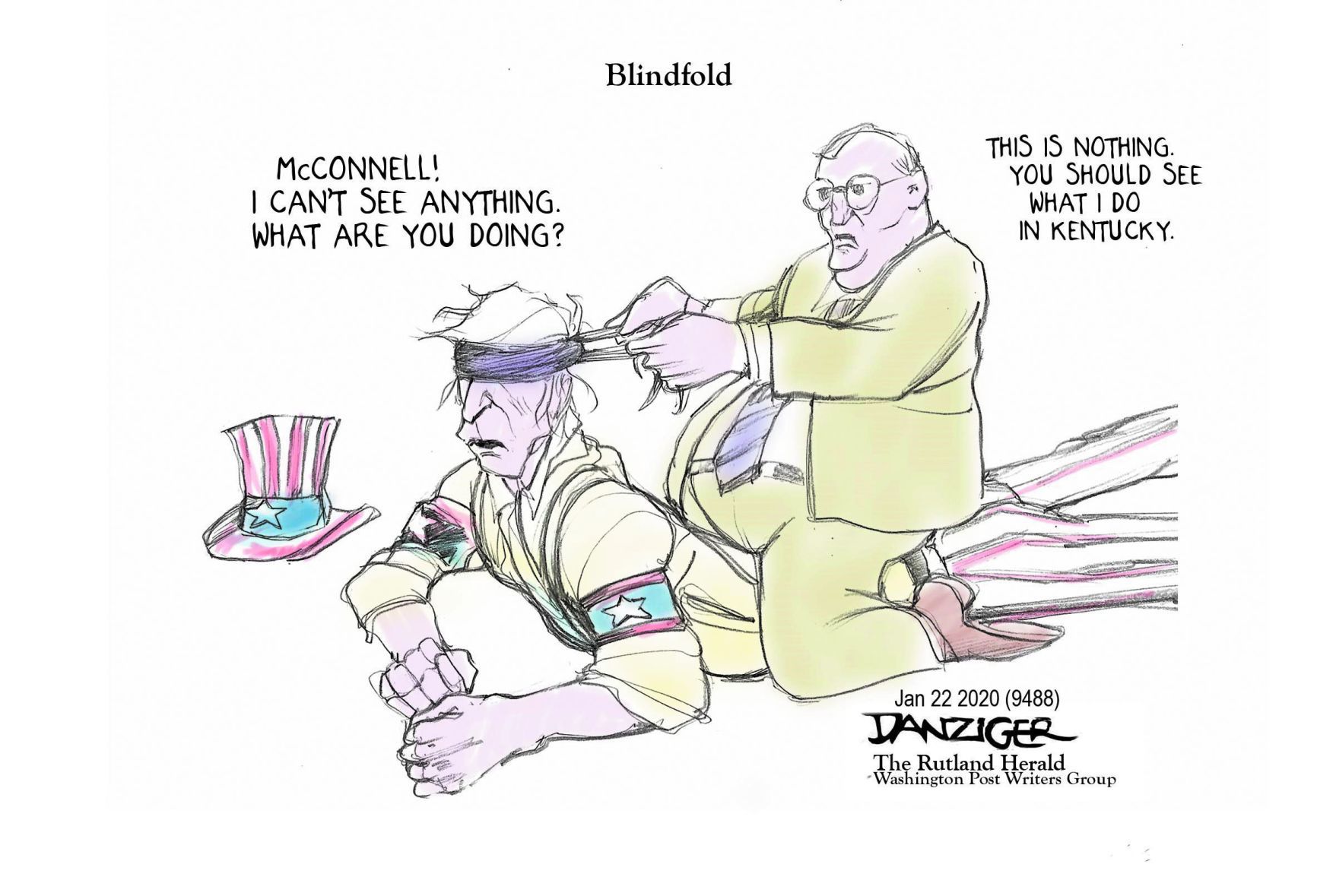 Jeff Danziger editorial cartoon